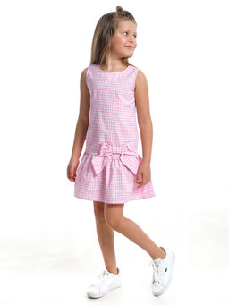 Платье в клетку UD 4703 розов.клетка - Mini maxi фото 6