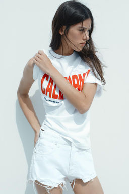 OVERSIZED TEXT T-SHIRT - Zara фото 3