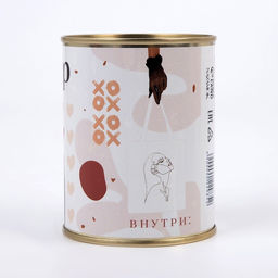 Сумка - шопер в банке, без подклада, без молнии, бежевая, Стиль, 35 х 40 х 0.5 см - Nazamok фото 4