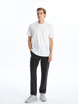 Bisiklet Yaka Penye Erkek Ti??rt