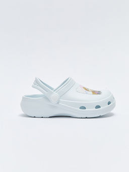 Frozen Lisansl? Patch Detayl? K?z ?ocuk Plaj Sandaleti - Waikiki фото 2