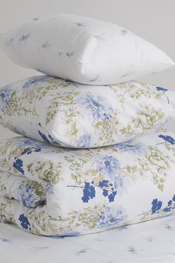 КПБ Сатин NUANCE Garden blue