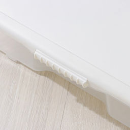 Контейнер для хранения Porter, 18 л, 66×42×12 см, с крышкой, цвет слоновая кость