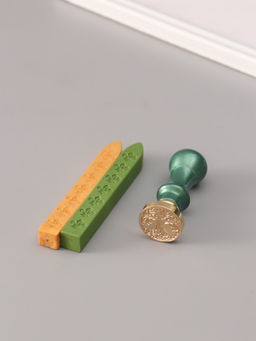 Подарочный набор для сургучной печати «Дерево», печать, ручка, сургуч, 12.5×10×3.6 см