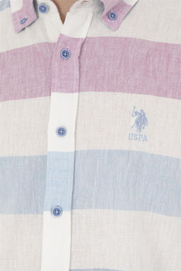 U. S. Polo Assn / Мужская темно-синяя рубашка с длинным рукавом - U.s. polo assn фото 7