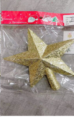 Верхушка на елку Звезда 15 см / ZAF210135 /уп 600/