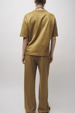 FAUX SUEDE TROUSERS - Zara фото 11