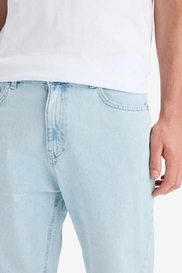 %100 Pamuk Slim Fit Y_ksek bel Dar pa_a Jean Pantolon - Defacto фото 5