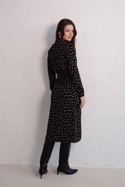 Платье-рубашка с английским воротником принт - Martichelli фото 240