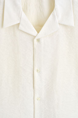 CAMISA CON CUELLO ABIERTO - H&m фото 8