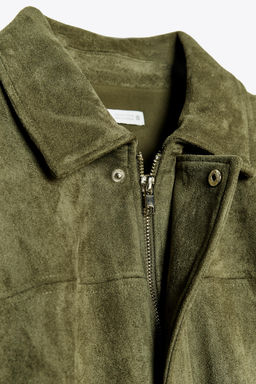 SUEDE EFFECT BOMBER JACKET - Zara фото 19