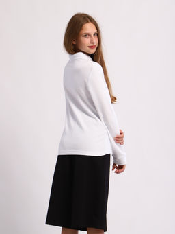 Футболка-поло София белый - Ладошки фото 13