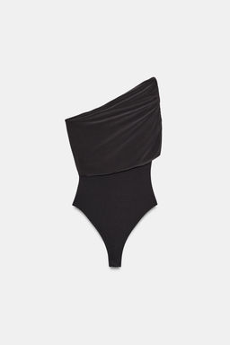 BODY ASIM?TRICO FRUNCES / Gris antracita