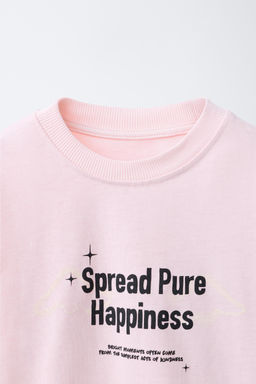 CAMISETA OSO GRAFFITI / Rosa medio - Zara фото 5