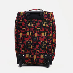 Чемодан малый 20, отдел на молнии, с расширением, наружный карман, 2 колеса, цвет серо-розовый - Simaland фото 4