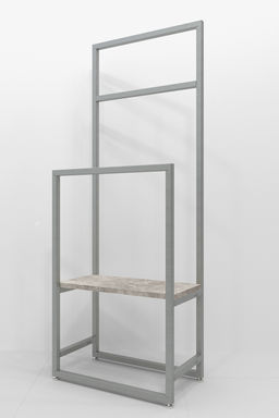 Полотенцесушитель для ванной серебрянный,светлый Ателье