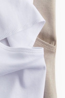 MAMA Pack de 2 tops de lactancia de algodon - H&m фото 5