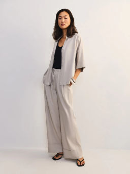 Льняная блуза свободного кроя ZR2605012001-36 / Zarina