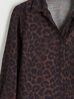 Leopar Desenli Kad?n G?mlek