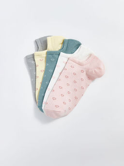 Desenli Kad?n Patik ?orap 5li