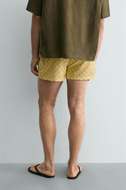 BA?ADOR MEDIO ESTAMPADO GEOM?TRICO LAVADO / Amarillo - Zara фото 3