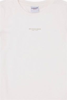 Футболка цвета экрю для мальчика - U.s. polo assn фото 4