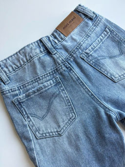 Джинсы голубые для девочки 33-1064 голубой - Mini maxi фото 12