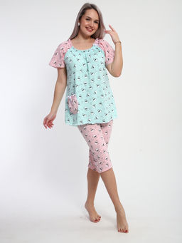 М43 Пижама Мальвина (ментол)