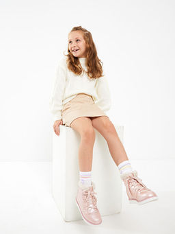 Parlak Deri G?r?n?ml? K?z ?ocuk Bot - Waikiki фото 3