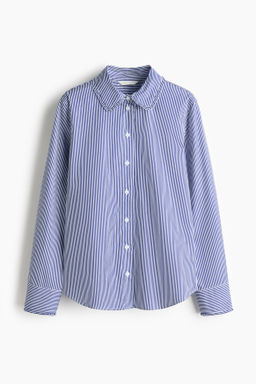 Camisa en popelina de algod?n