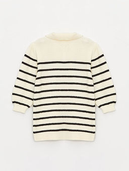 Polo Yaka K?z Bebek Elbise ve K?lotlu ?orap - Waikiki фото 2