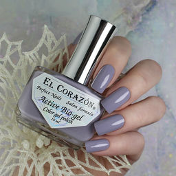 El Corazon 423/ 362 active Bio-gel Cream сиренево-серый