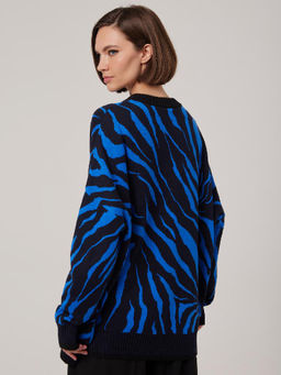 Джемпер женский 1231153006 black/blue - Eleganzza фото 3