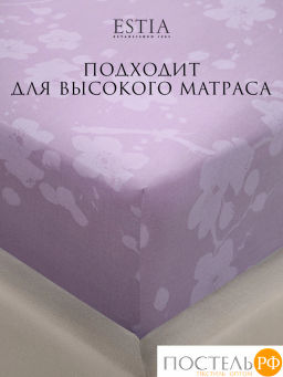 Простыня на резинке Estia ЭРИАС хлопок-сатин  фото 7