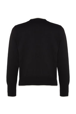 TRENDYOLMILLA Ekru Premium Iplik/Ozel Iplik Kontrast Renkli Triko H?rka TWOAW24HI00063  фото 8