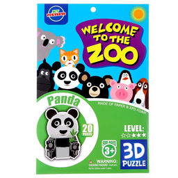 Конструктор 3D фигурки «Панда», набор для творчества