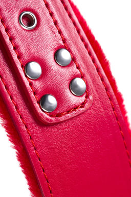 Ошейник TOYFA, PU кожа, красный, 43 см  фото 10