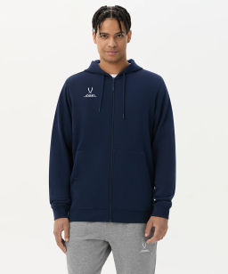 Худи на молнии JOGEL ESSENTIAL Cotton FZ Hoodie, темно-синий  фото 6