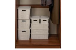 Корзинка с крышкой 7,5 л 35*24,5*10,5 см Береста латте (модель 5221/20) - Elan gallery фото 7