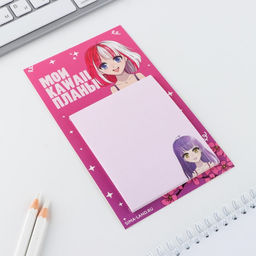 Блок бумаги для записи на магните, 30 л Аниме - Artfox фото 2