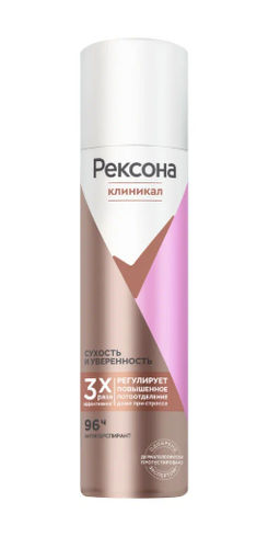 РЕКСОНА CLINICAL PROTECTION део-спрей жен Сухость и уверенность 150мл