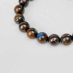 Браслет из древесного Опала 18,5 см - Радуга самоцветов фото 2