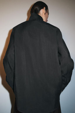 ZW COLLECTION OVERSIZE FLOWING SHIRT - Zara фото 4