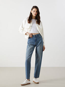 Balloon Fit Kad?n Jean Pantolon