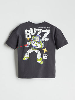 Bisiklet Yaka Toy Story Bask?l? Erkek ?ocuk Ti??rt