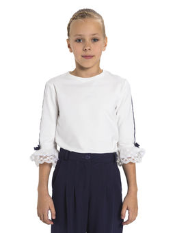 Школьный джемпер для девочки О76560 - Карамелли фото 4