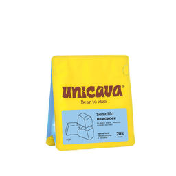 Semuliki на кокосе, тёмный шоколад 70 %