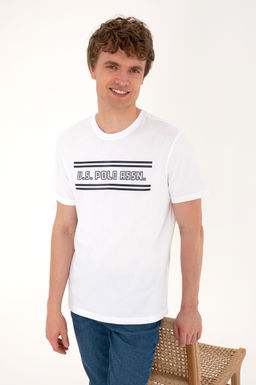 Erkek Beyaz Ti__rt - U.s. polo assn фото 2