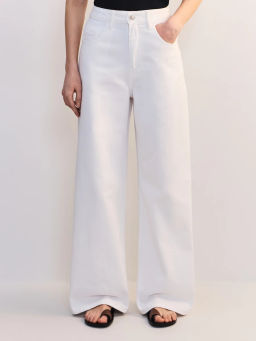 Широкие джинсы с высокой посадкой ZR2605092311-1 / Zarina