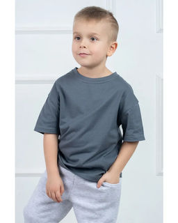 Футболка Эштон,цвет Серый, кулирка 100% х/б